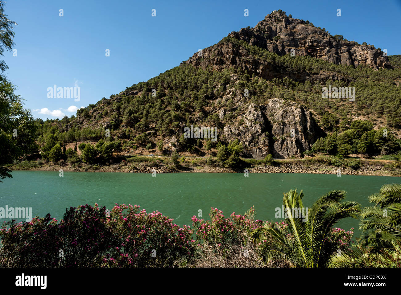 Der Caminito del Rey in Südspanien. Stockfoto