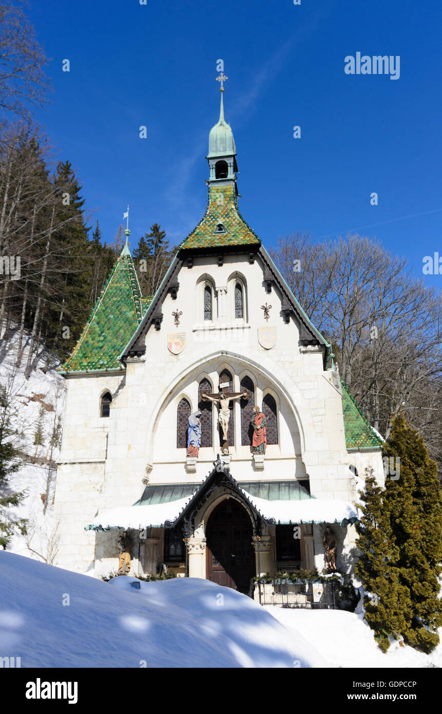 Semmering: Pfarrkirche der Heiligen Familie, Österreich, Niederösterreich, Niederösterreich, Wiener Alpen, Alpen Stockfoto