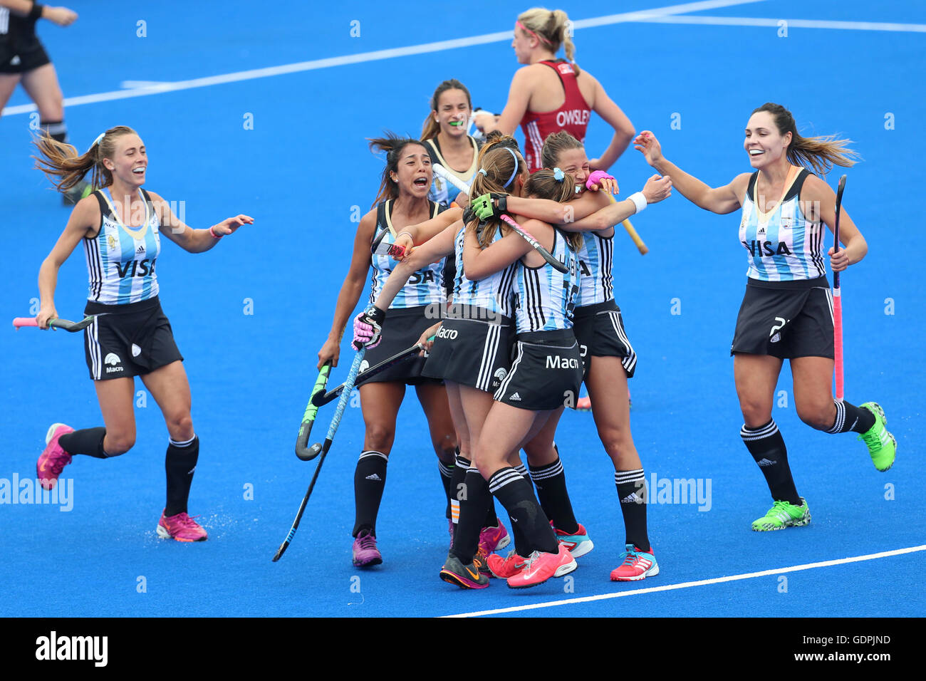 FIH Frauen Champions Trophy 2016 GB V Argentinien Stockfoto