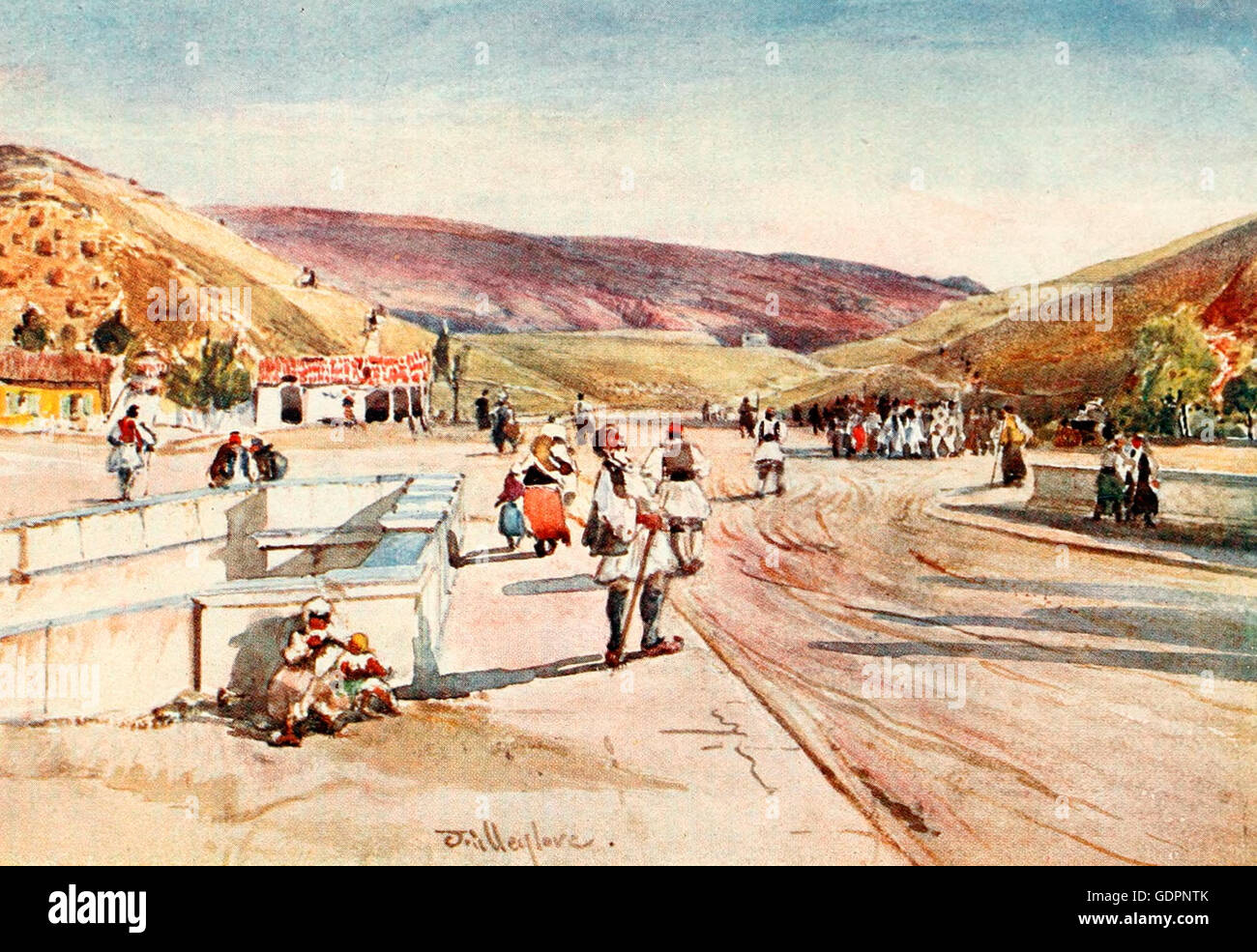 Das Stadion in Athen. Griechenland, um 1900 Stockfoto