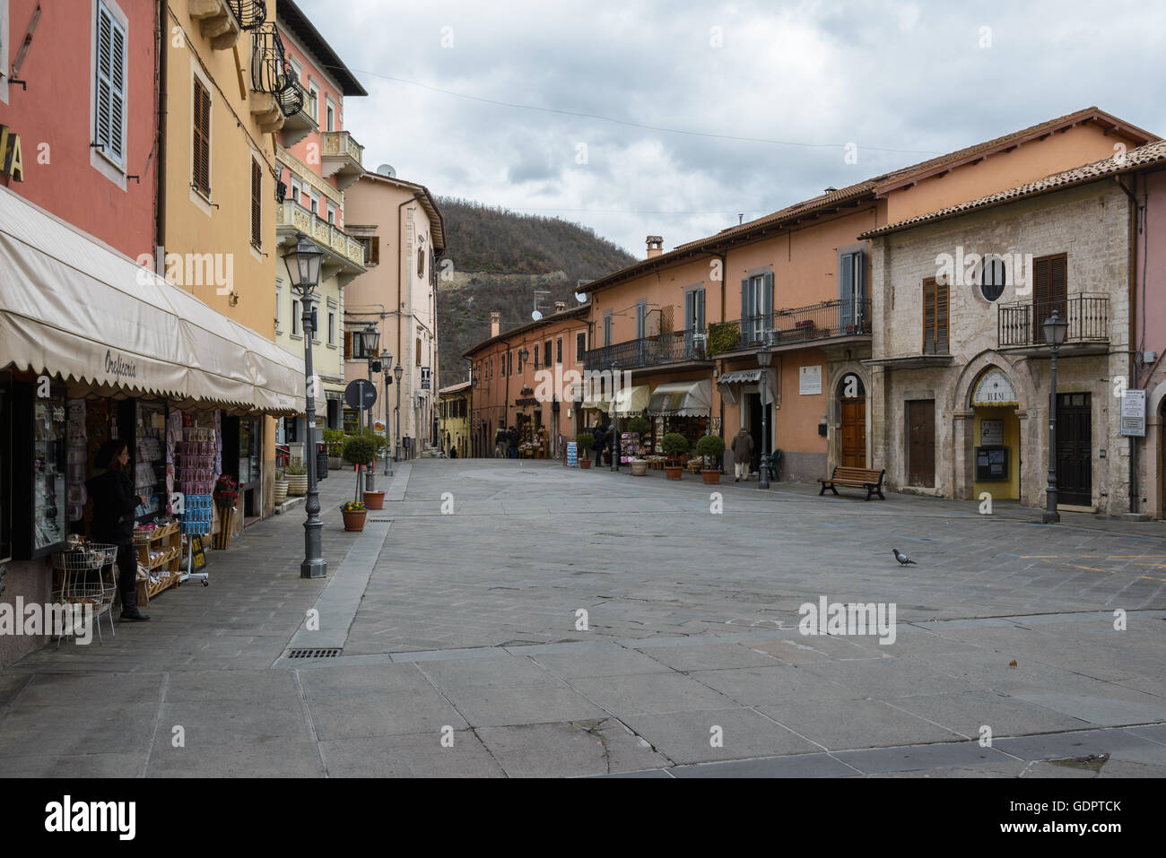 ein Blick auf Assisi in Umbrien, Italien Stockfoto
