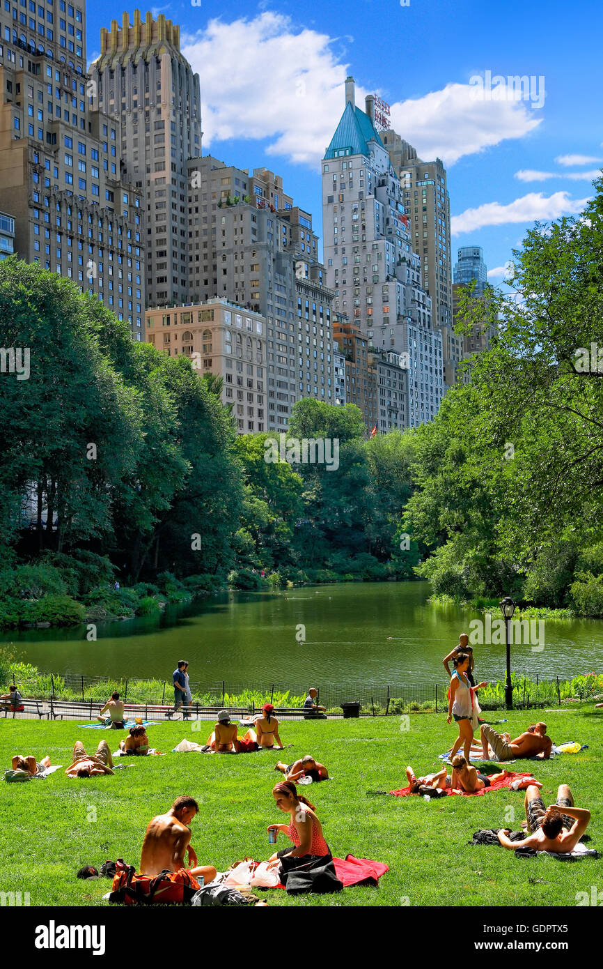 South Central Park in Manhattan, New York City Stockfoto