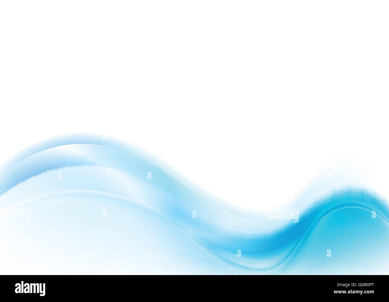 Abstrakt blau weißen wellig Hintergrund. Vektor-Design-illustration Stock Vektor