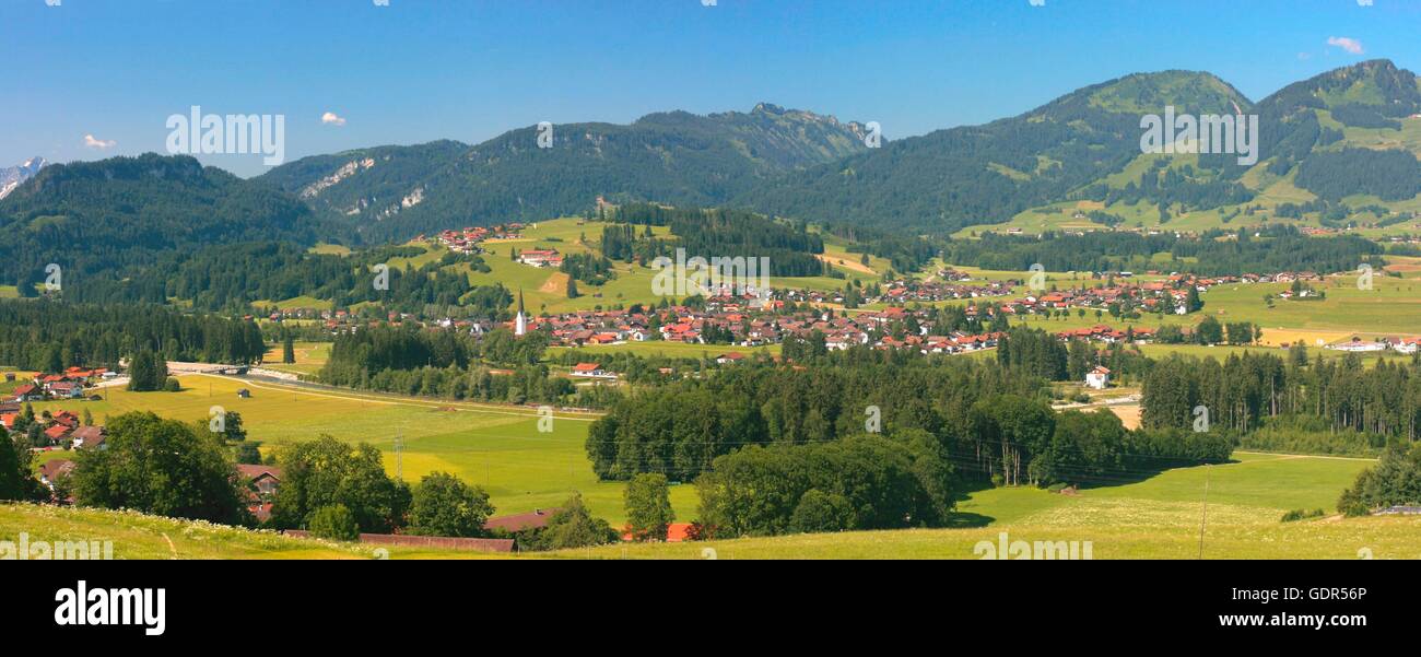 Geographie/Reisen, Deutschland, Bayern, Landschaften, Alpen, Fischen, Illertal, Besler (Mount), Bolsterlanger Horn (Mount),, Additional-Rights - Clearance-Info - Not-Available Stockfoto