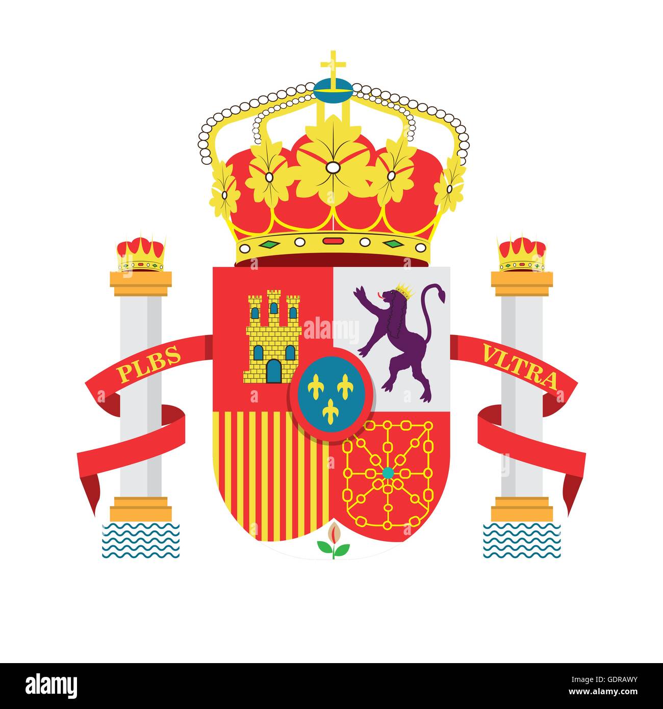 Spanische Kultur Ikonen isoliert Icon-design Stock Vektor