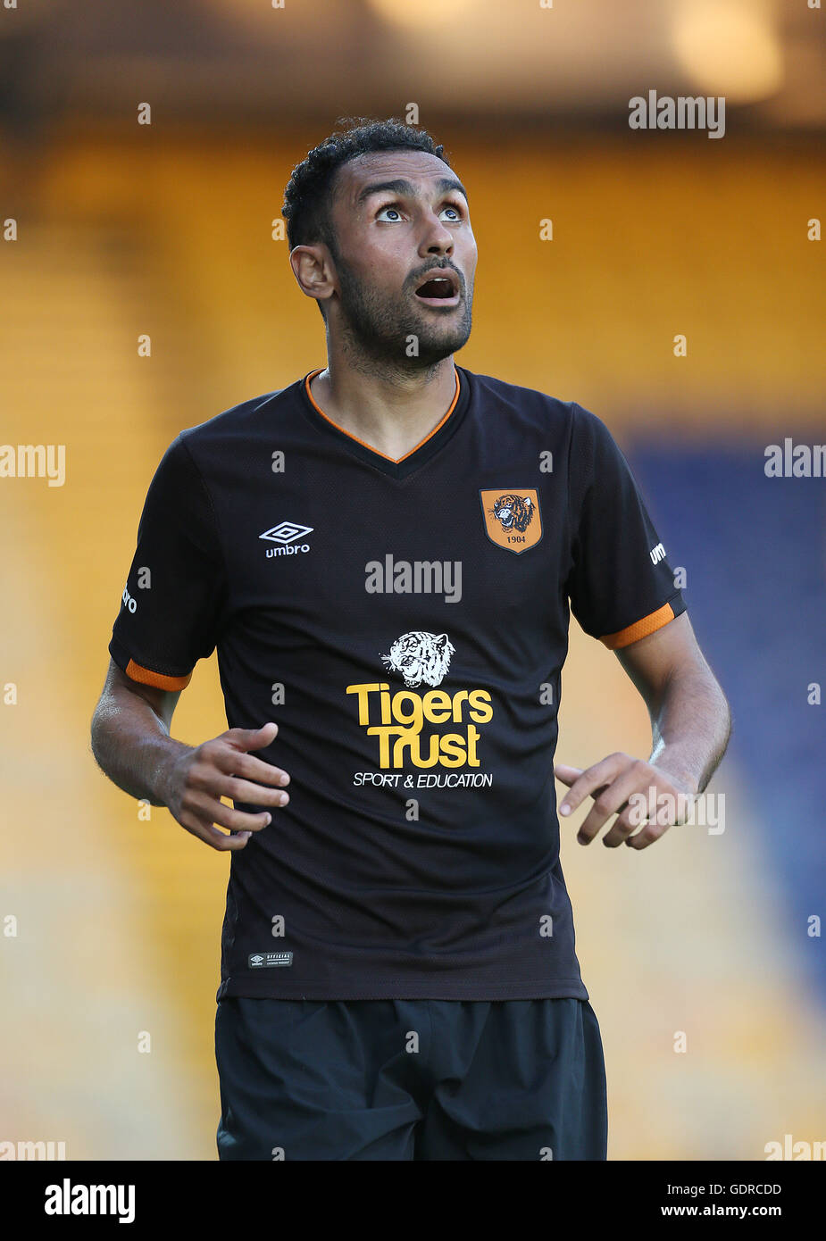 Hull City Ahmed Elmohamady während der Vorsaison Freundschaftsspiel im Stadium einer nennen, Mansfield. Stockfoto
