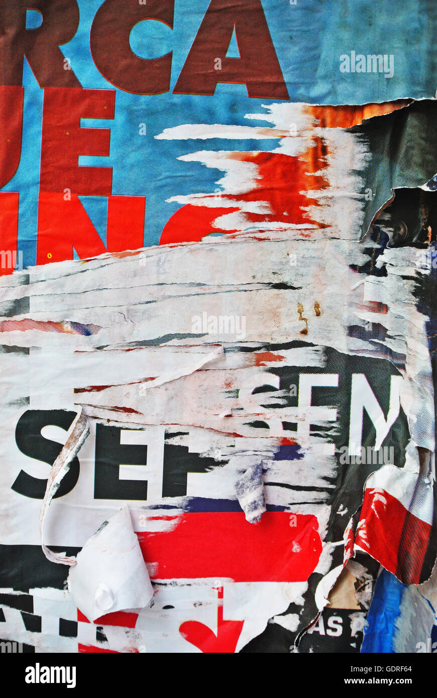 Foto von städtischen zufälligen Collage Hintergrund oder Papier Textur Stockfoto
