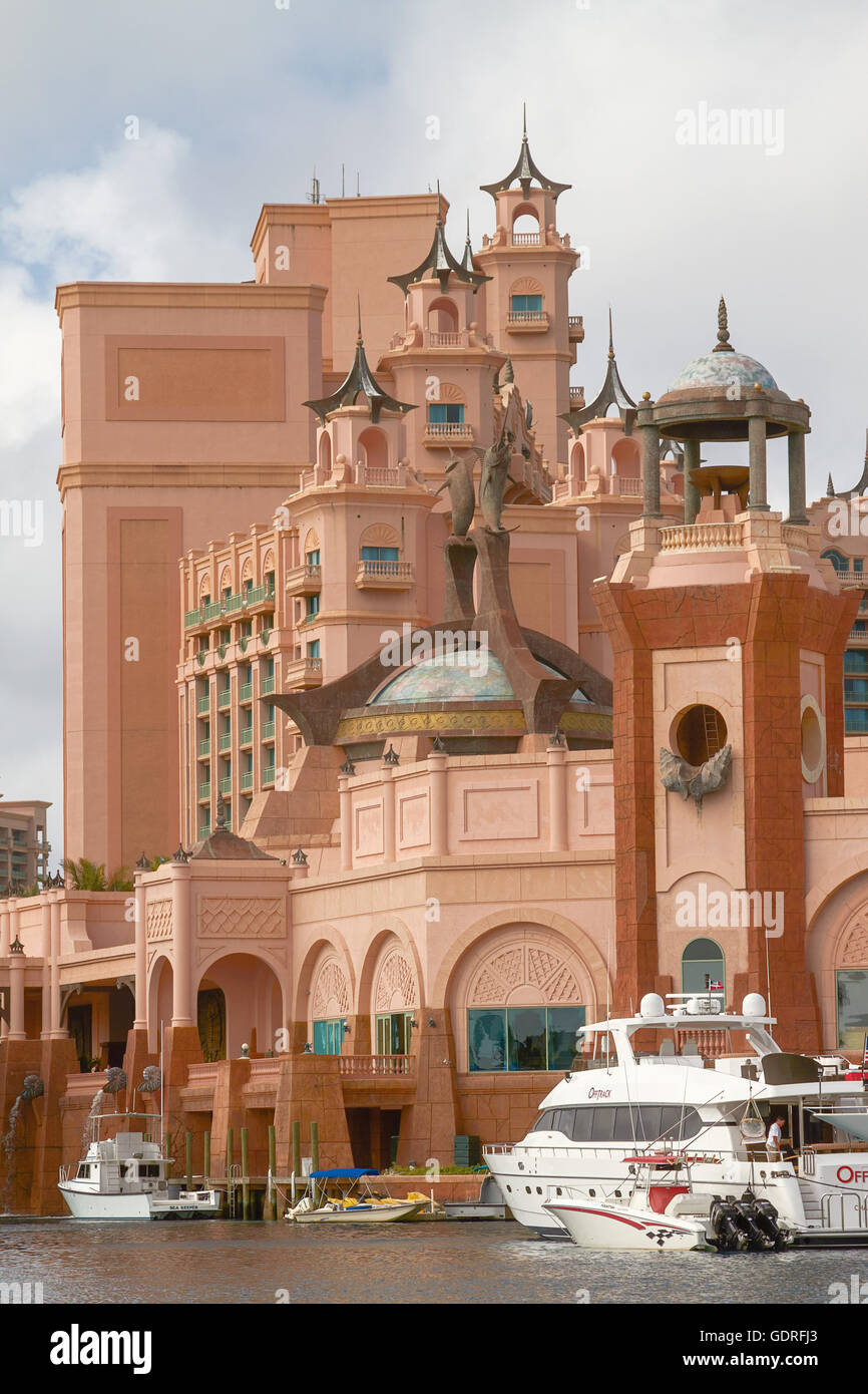 Das Atlantis Paradise Island Resort in Nassau, Bahamas Stockfoto