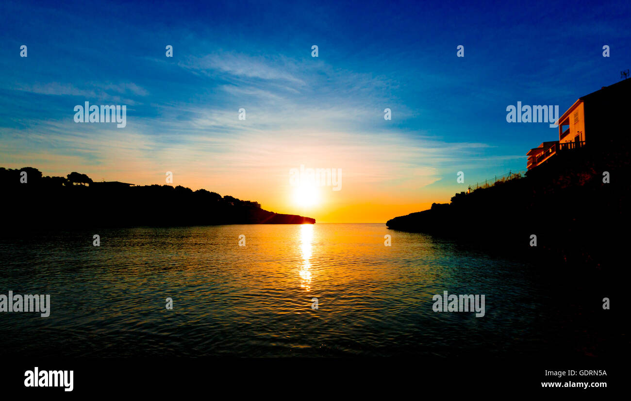 Meer Sonnenaufgang Stockfoto