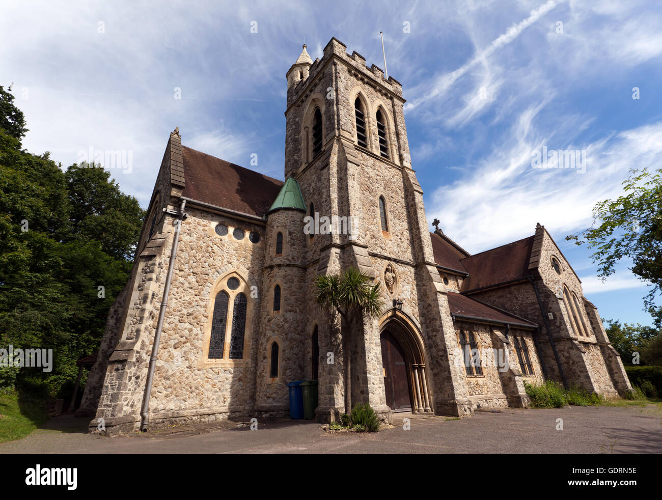 Kirche St. Augustine, One Tree Hill Nature Reserve, Southwark, Stockfoto