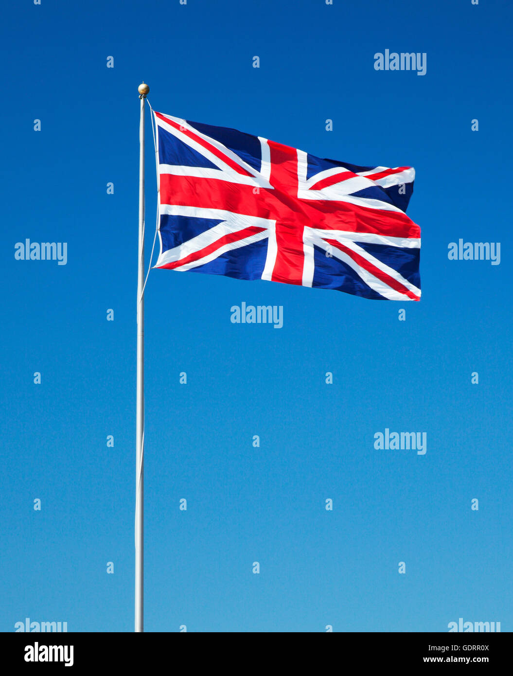 Union Jack-Flagge. Stockfoto