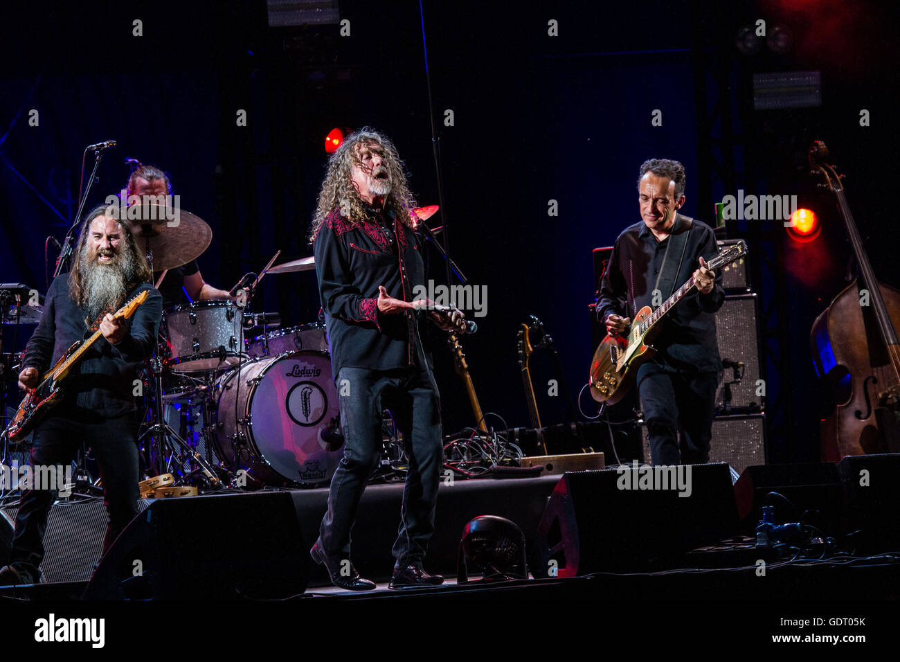 Assago, Mailand. 20. Juli 2016. Robert Plant tritt bei der Straße Musik Kunst Festival 2016 Credit: Roberto Finizio/Alamy Live News Stockfoto