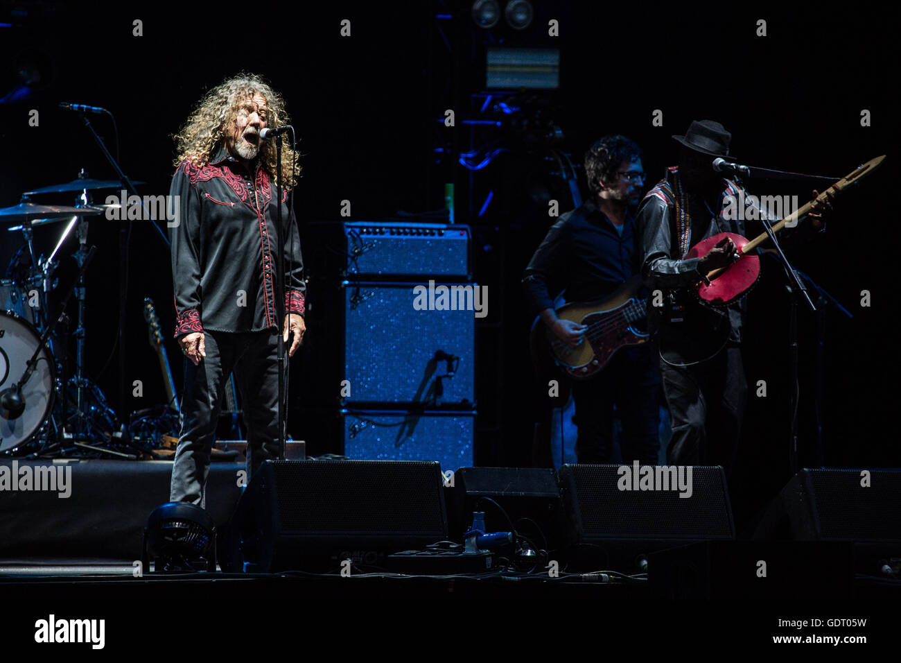 Assago, Mailand. 20. Juli 2016. Robert Plant tritt bei der Straße Musik Kunst Festival 2016 Credit: Roberto Finizio/Alamy Live News Stockfoto