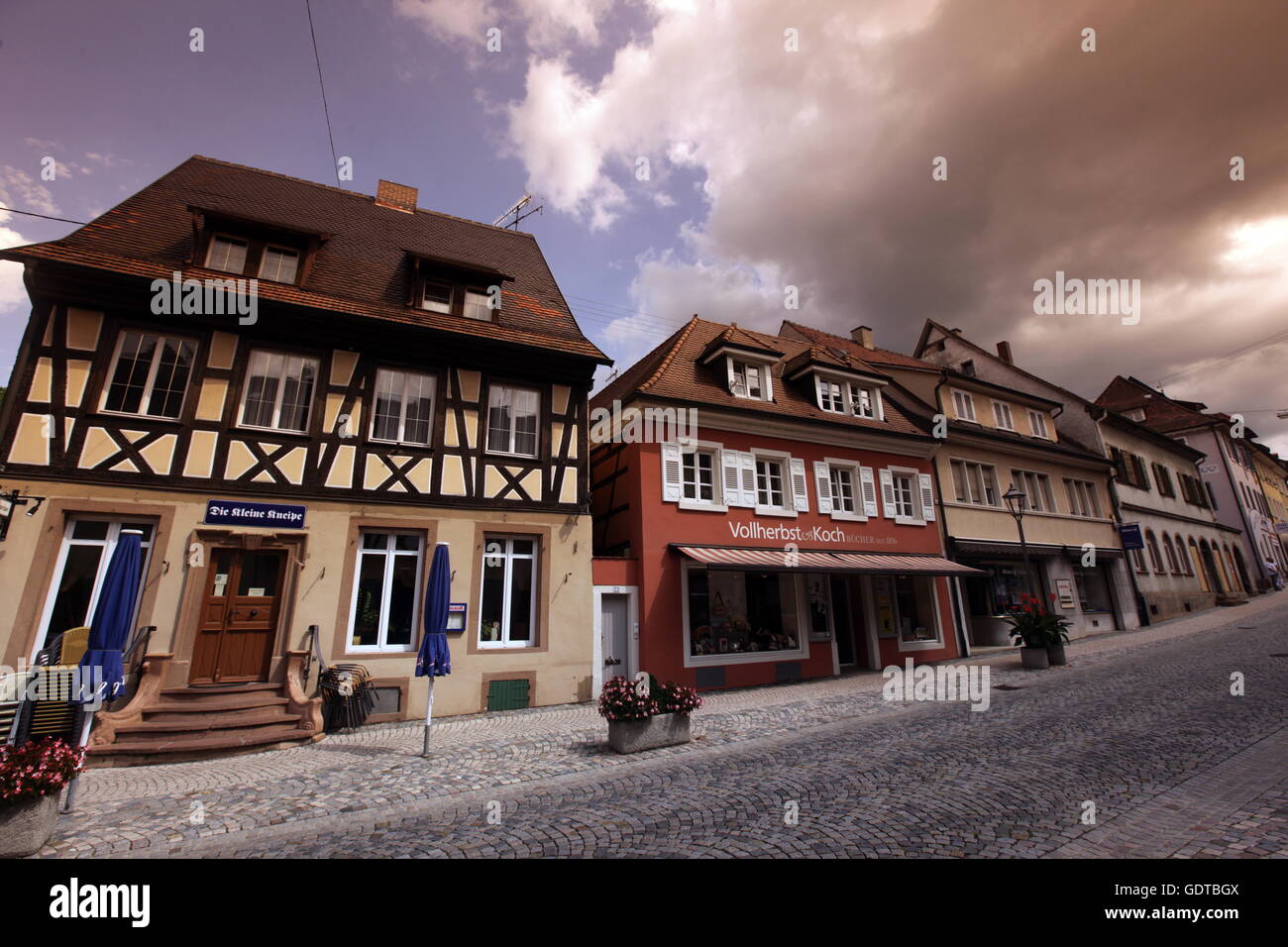 Das Dorf Endingen Im Kaiserstuhl in den Schwarzwald im Süden von Deutschland in Europa. Stockfoto