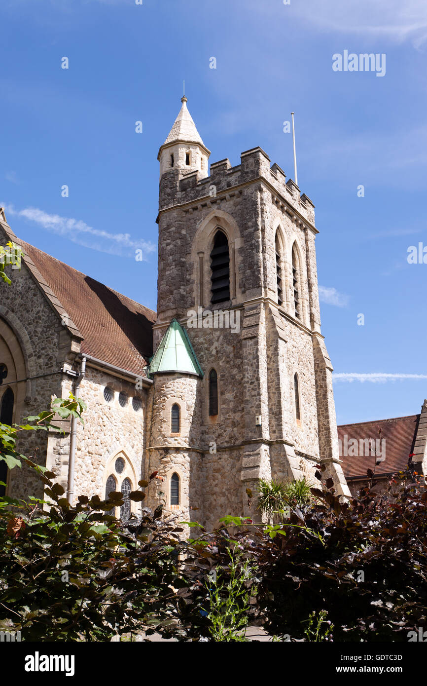 Kirche St. Augustine, One Tree Hill Nature Reserve, Southwark, Stockfoto
