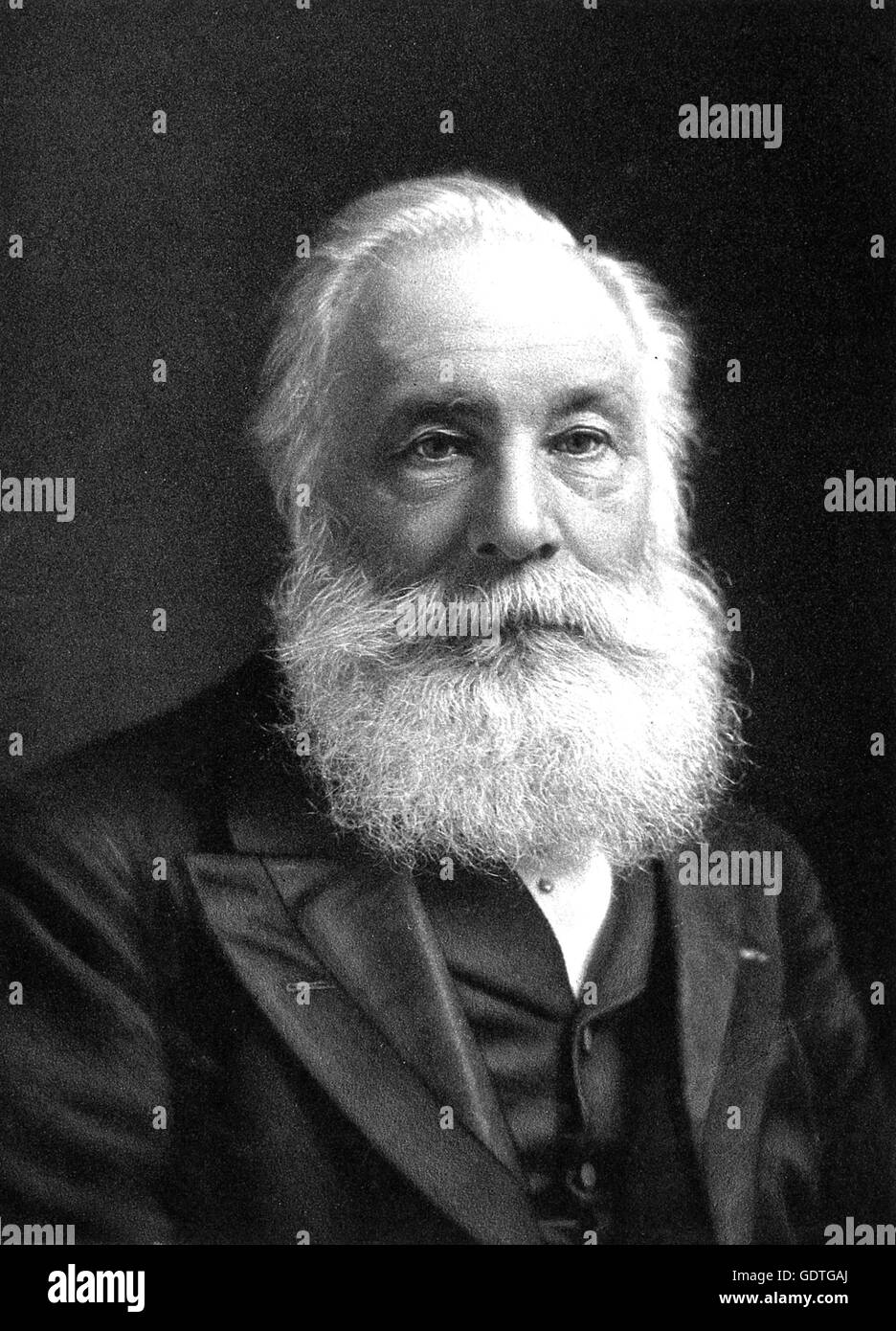 WILLIAM HENRY PERKIN (1838-1907) englischer Chemiker im Jahre 1906 Stockfoto