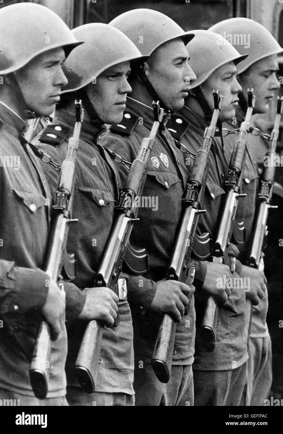 Rote Armee - Infanterie, 1960 Stockfoto