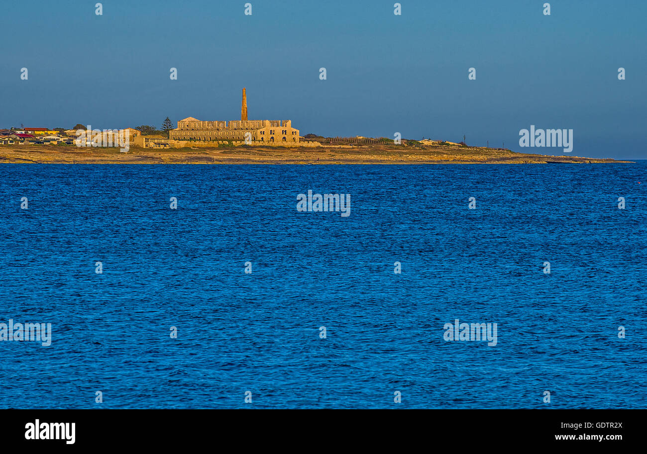 Italien Sizilien Sampieri - Fornace Penna Stockfoto