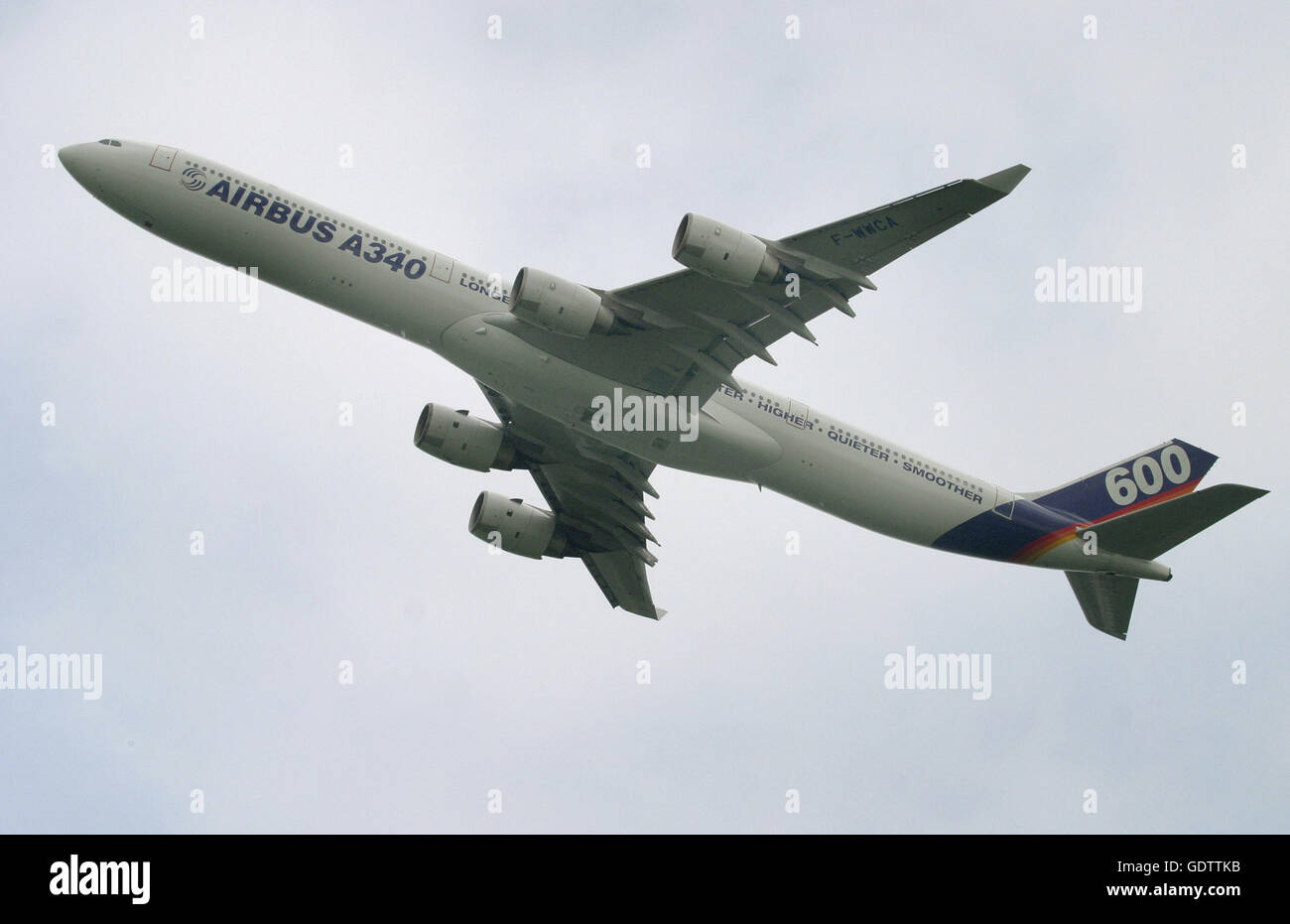 AIRBUS A340-600 Stockfoto