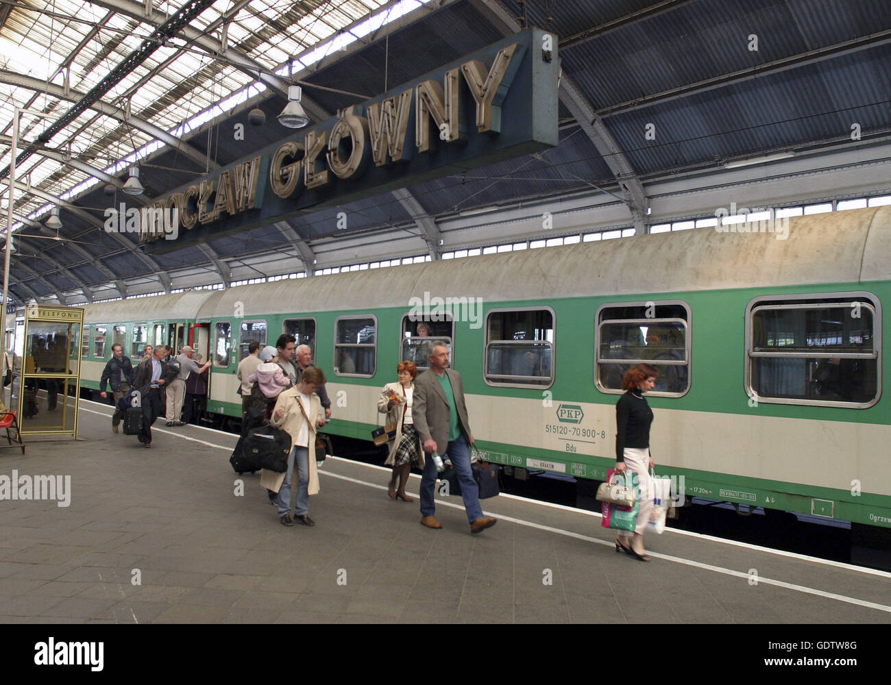 Wroclaw-Hauptbahnhof Stockfoto