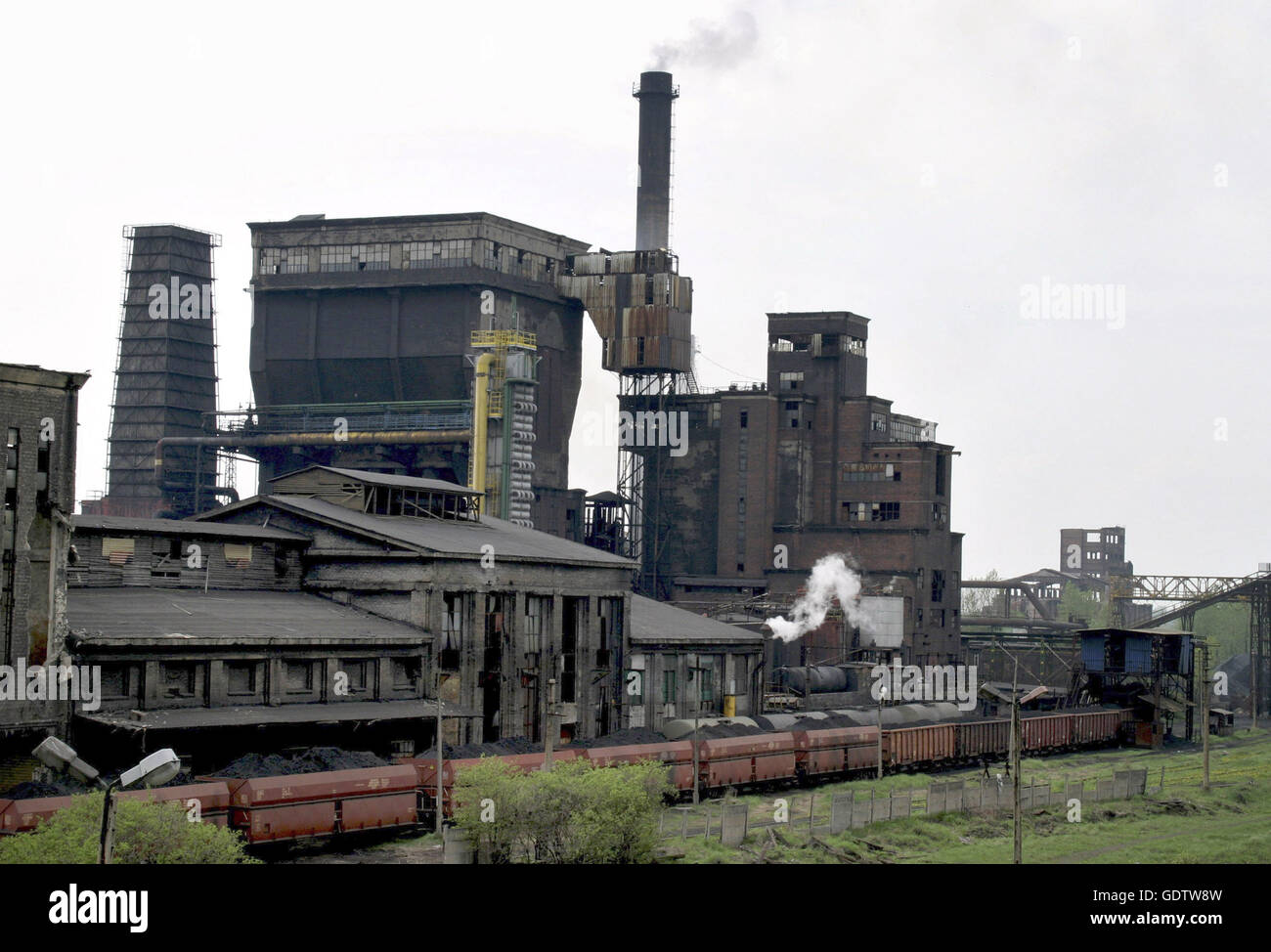 Kokerei in Bytom Stockfoto