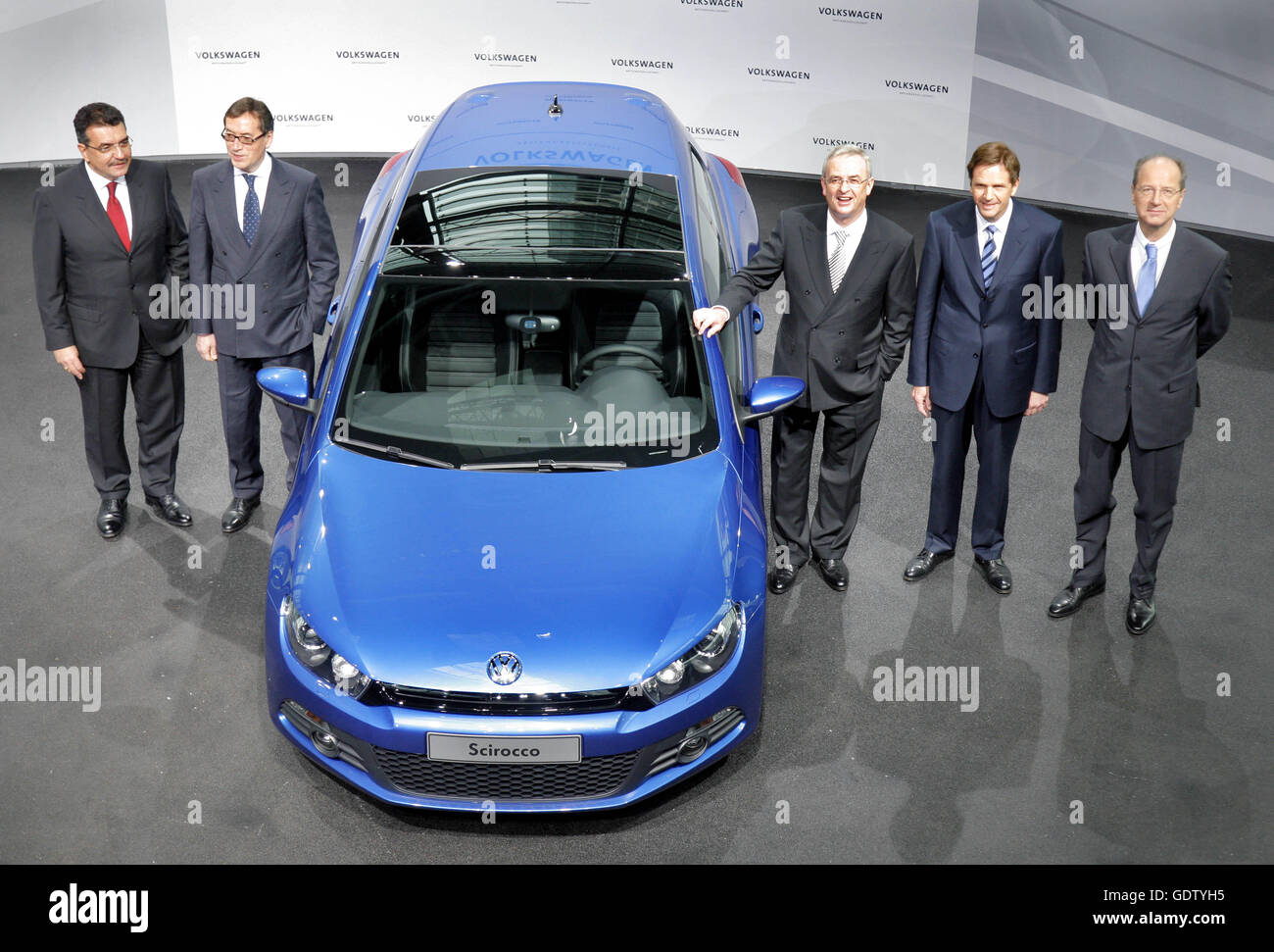 Mitglieder des Vorstands der Volkswagen AG Stockfoto
