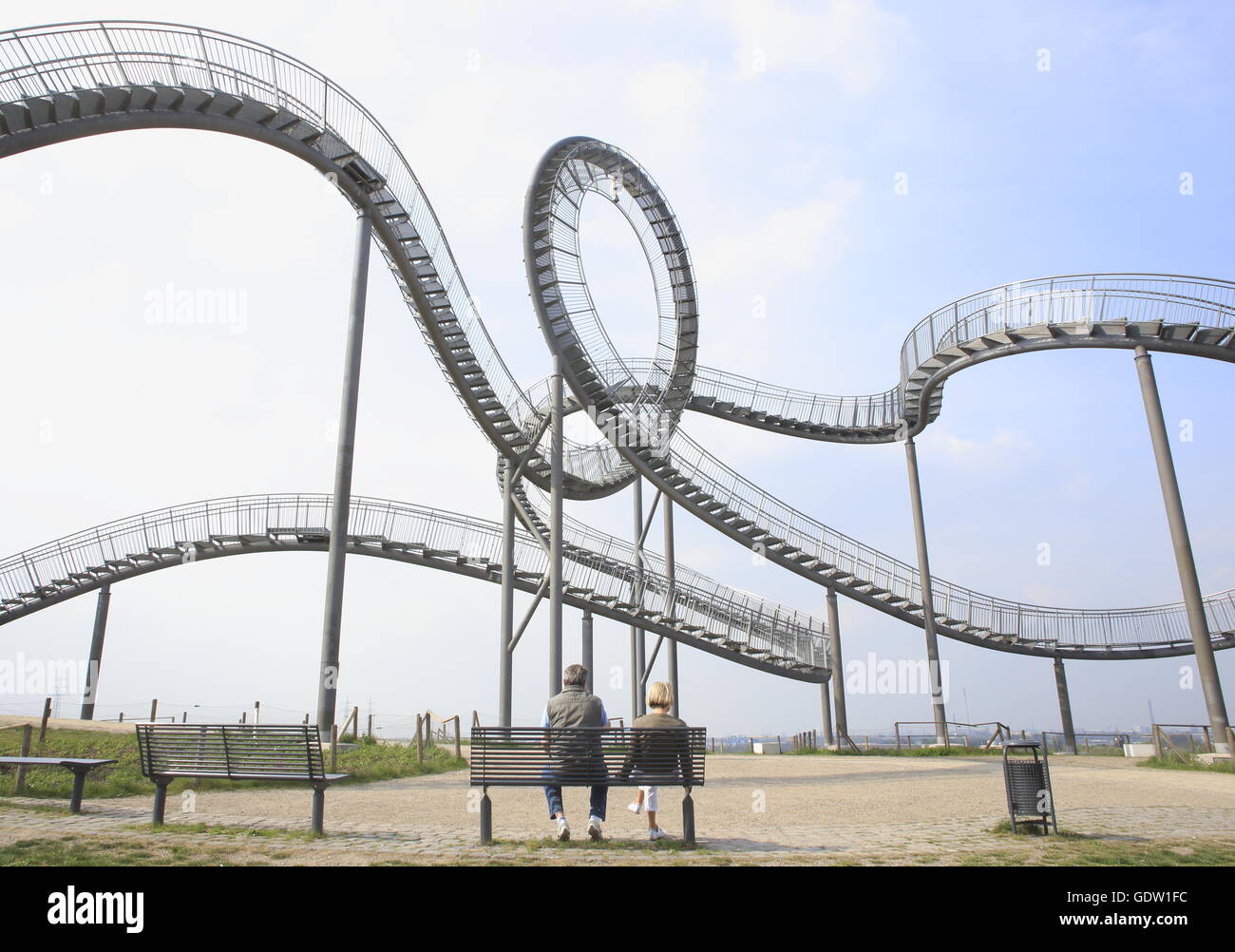 Tiger und Turtle - strukturelle ändern im Ruhrgebiet Stockfoto