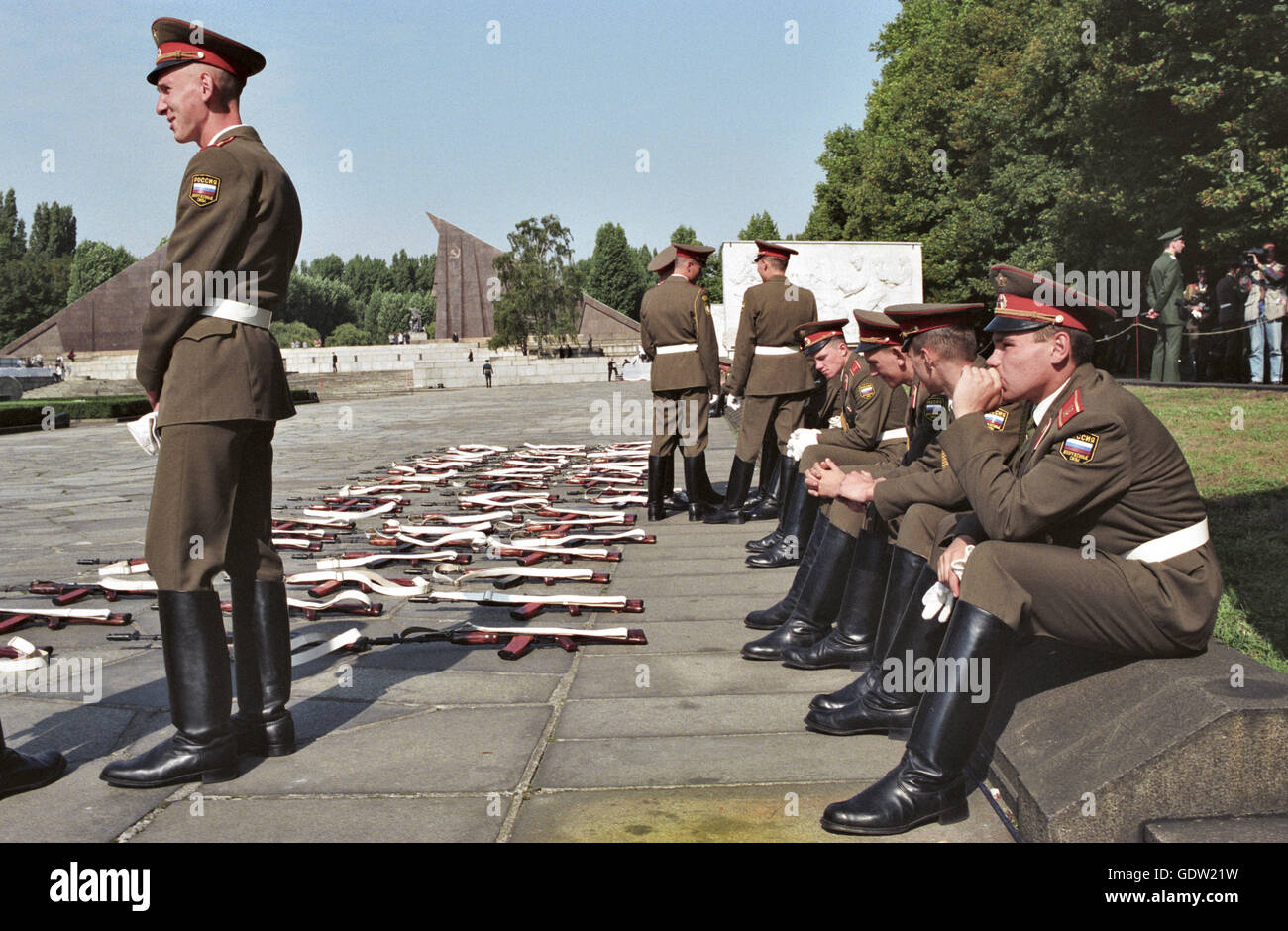 Russische Soldaten Stockfoto