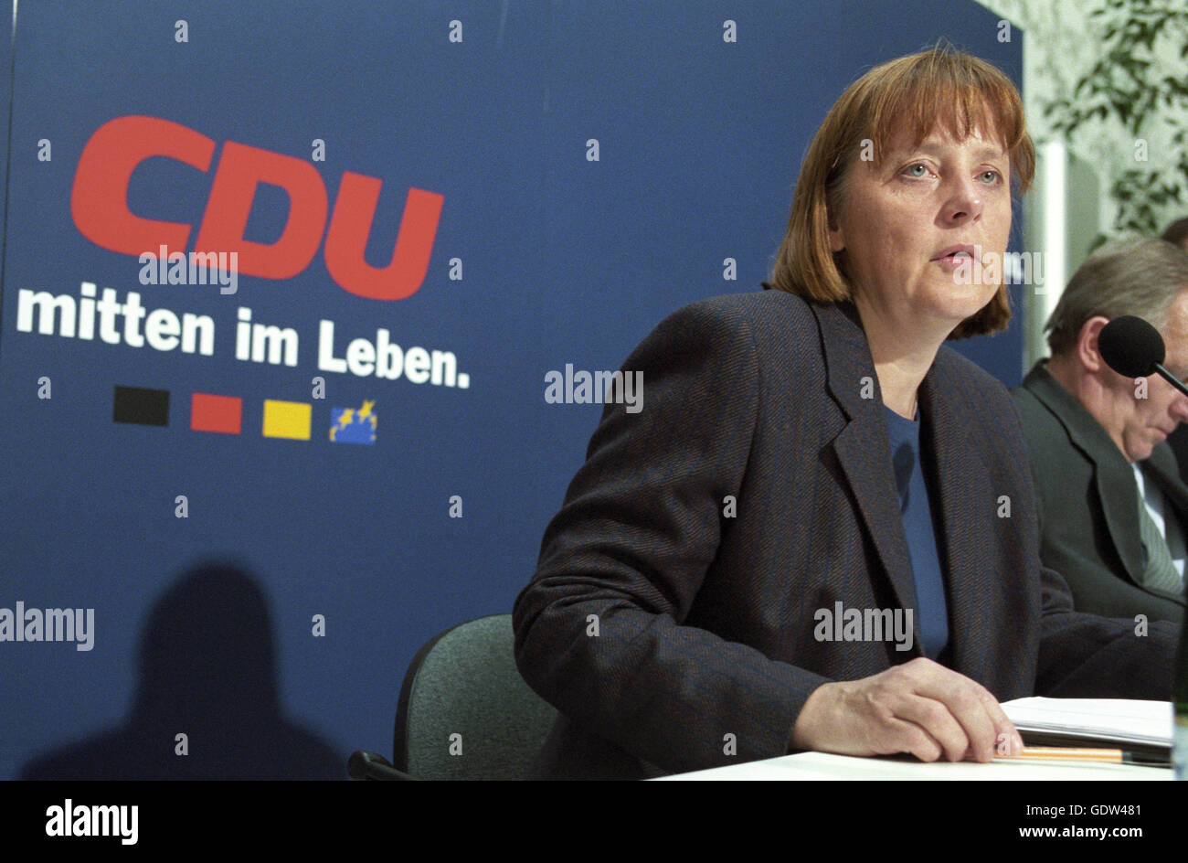 Angela Merkel Stockfoto