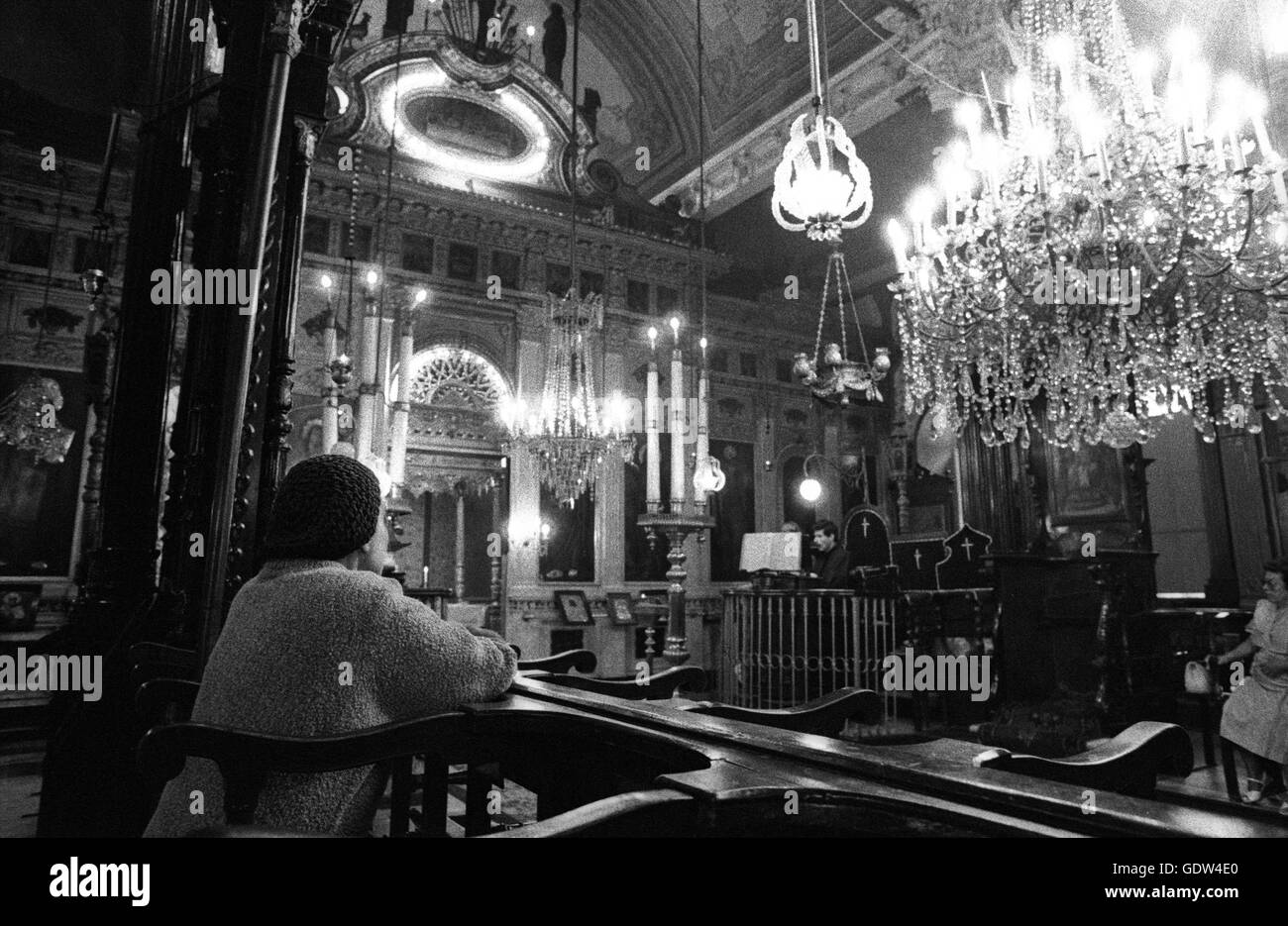 Griechisch-orthodoxe Kirche in Istanbul Stockfoto