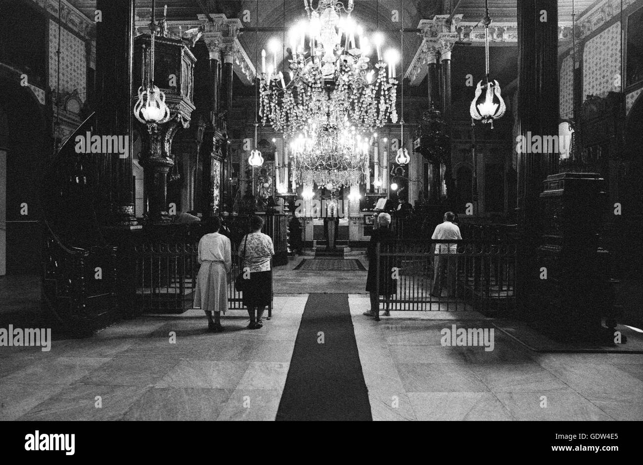 Griechisch-orthodoxe Kirche in Istanbul Stockfoto
