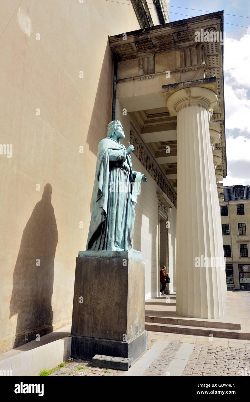 Die Skulptur "David" von Jens Adolf Jerichau in Kopenhagen Stockfoto