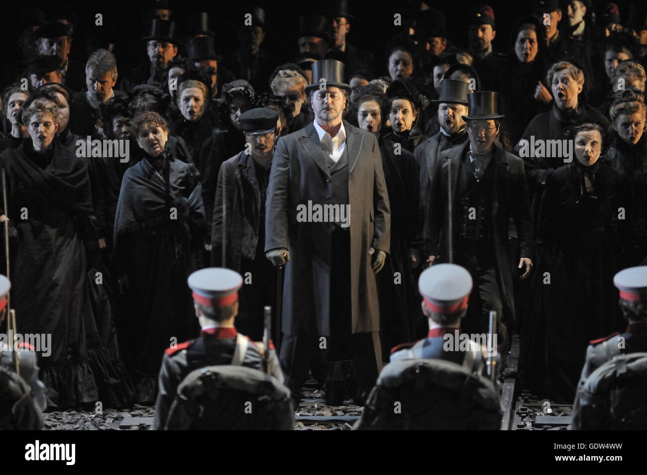 "Samson und Delilah", Inszenierung von Patrick Kinmonth Stockfoto