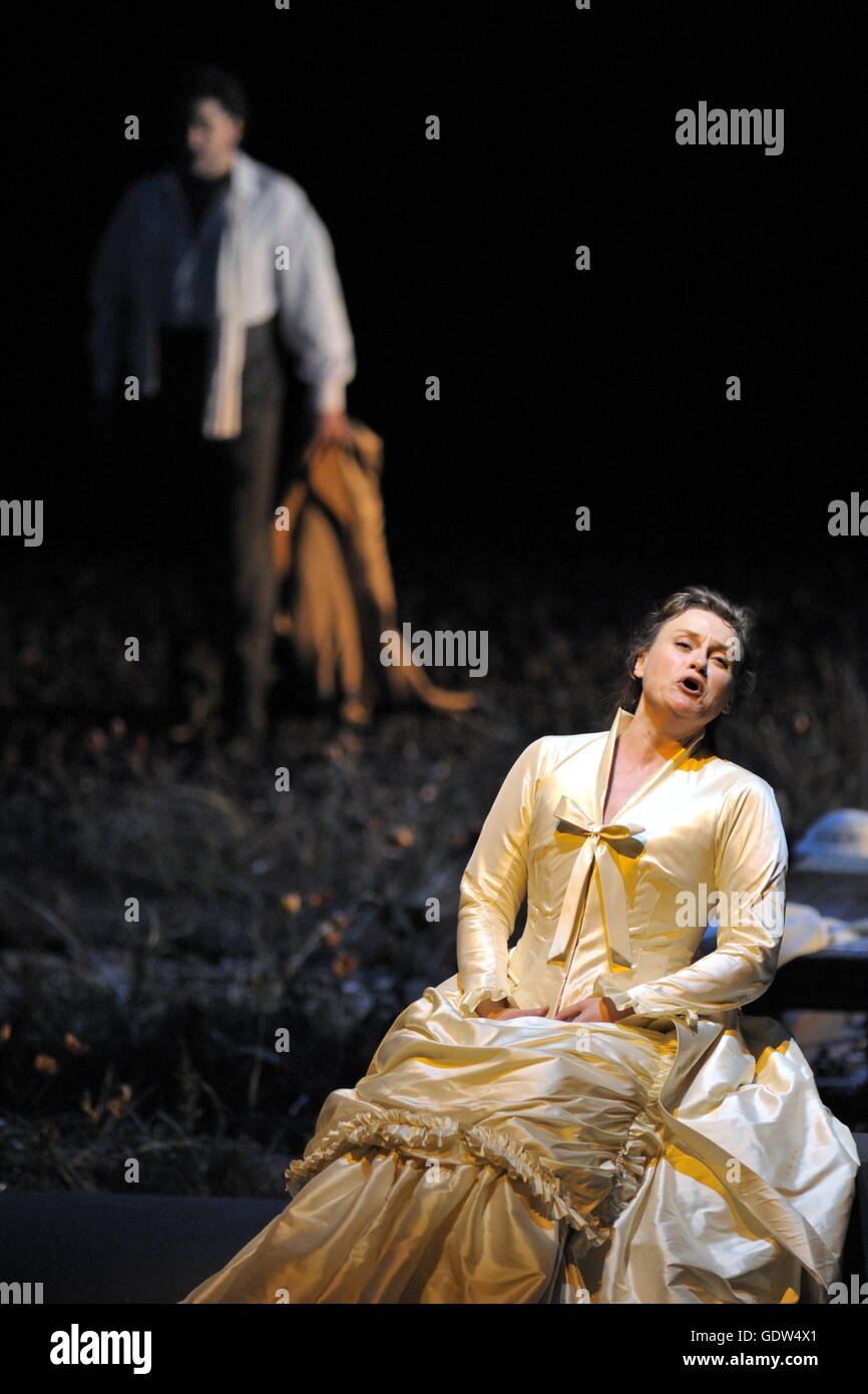 "Samson und Delilah", Inszenierung von Patrick Kinmonth Stockfoto