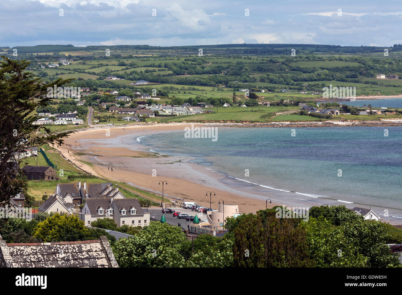 Das Dorf von Ardmore in County Waterford in Irland. Stockfoto