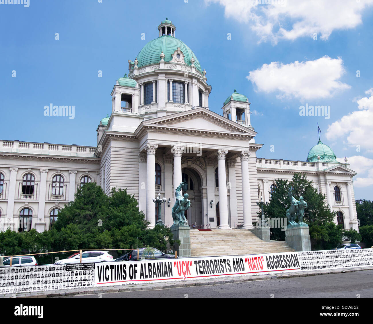Serbisches Parlamentsgebaude Stockfotos Und Bilder Kaufen Alamy