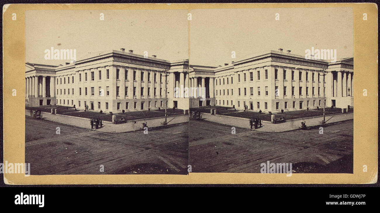 US-Patentamt, 1866 Stockfoto
