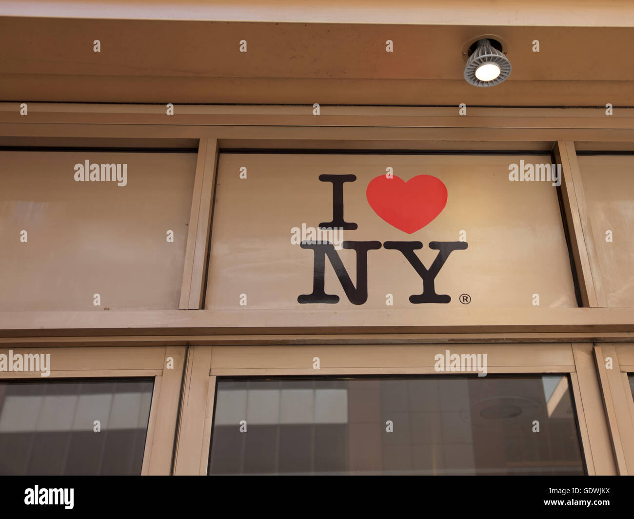 I Love NY, Store in Manhattan, New York City, USA Stockfoto