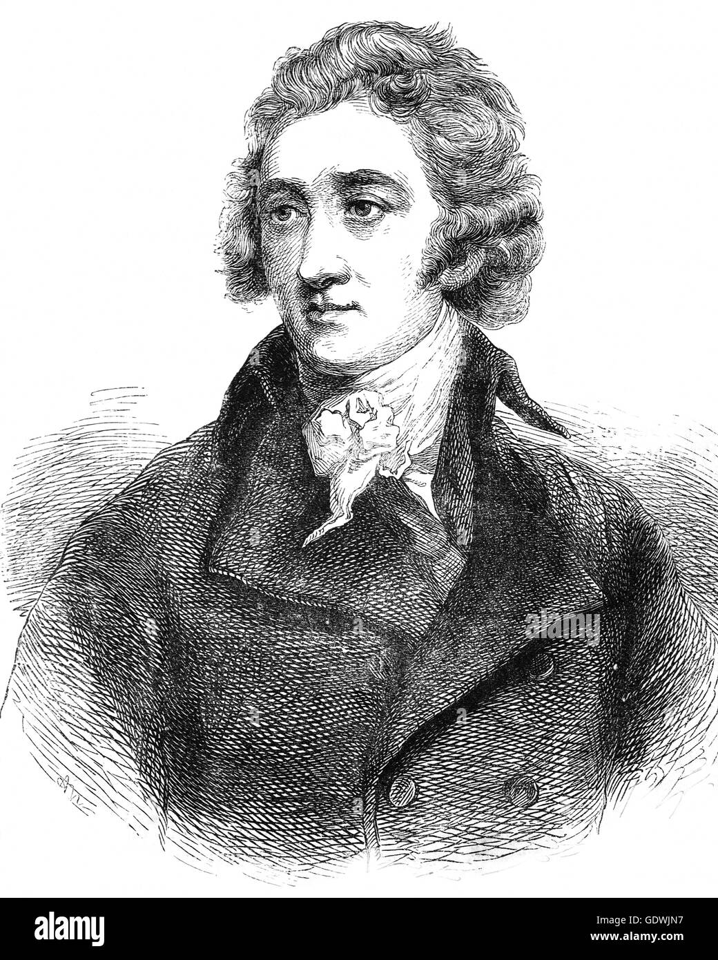 George Canning, war (1770 – 1827) ein Staatsmann und Tory Politiker in verschiedenen Führungspositionen im Kabinett vor dem servieren als Premierminister für die letzten vier Monate seines Lebens. Stockfoto