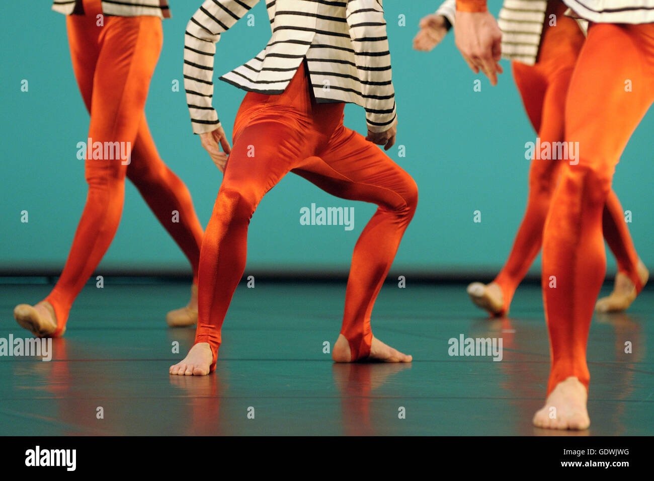 "Komm, gewesen und gegangen", Michael Clark Company Stockfoto