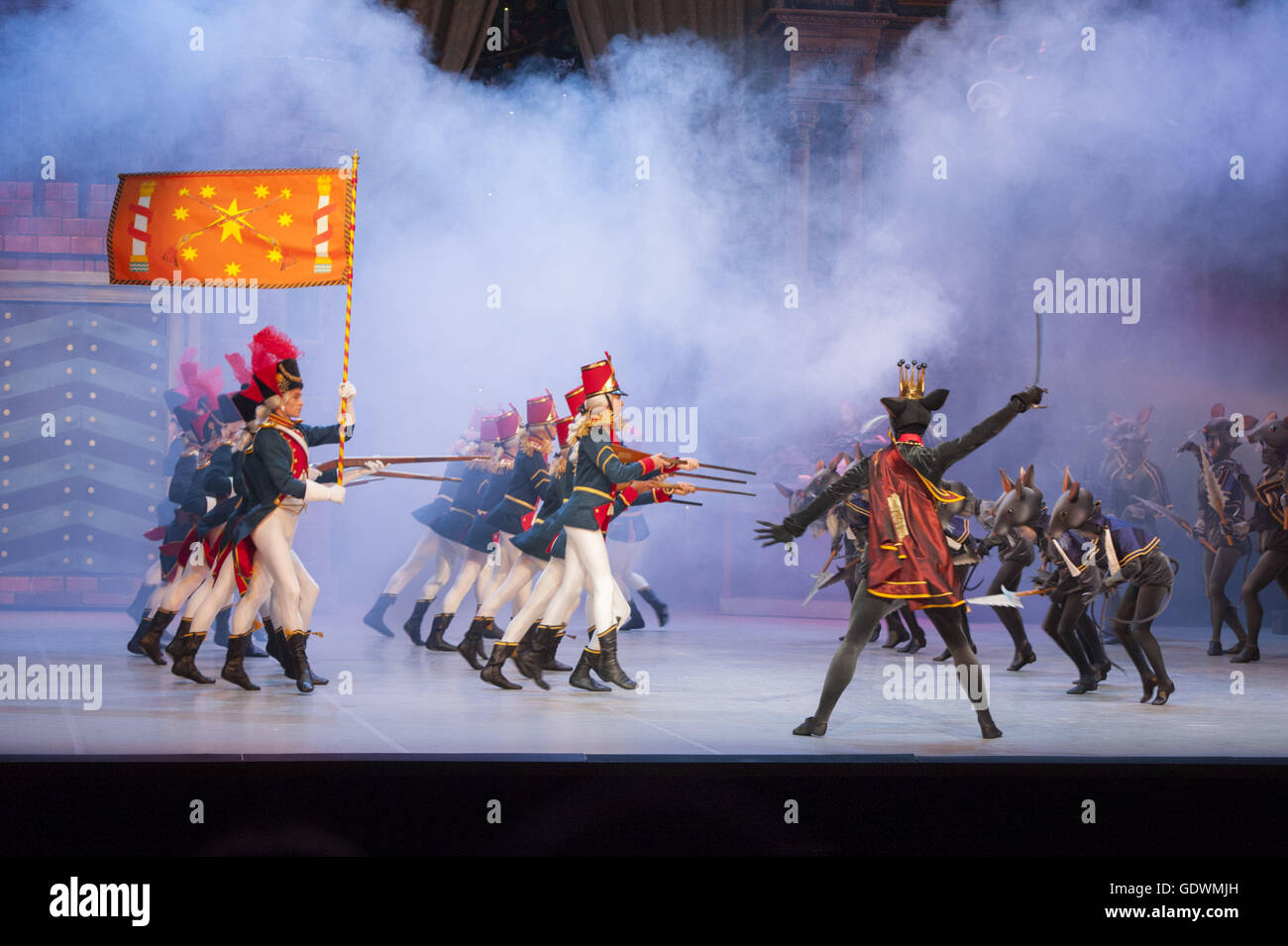 "Der Nussknacker", Choreographie und Inszenierung: Vasily Medvedev und Yuri Burlaka Stockfoto
