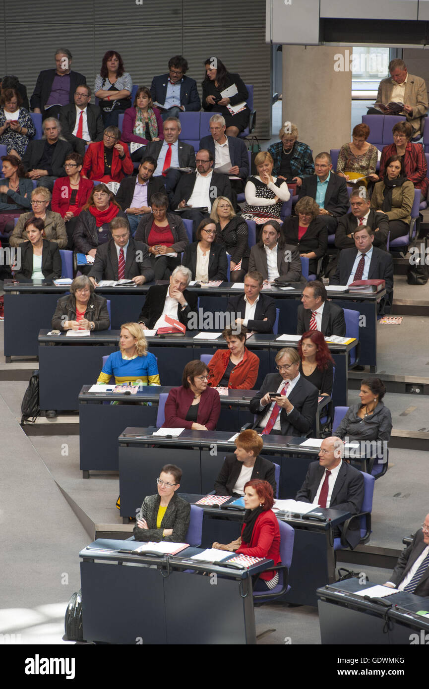 Die Bundestagsfraktion Die Linke Stockfoto