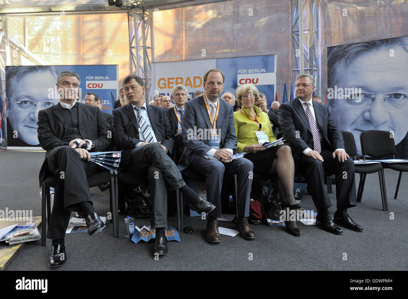 33. staatliche Party Konferenz der CDU Berlin Stockfoto