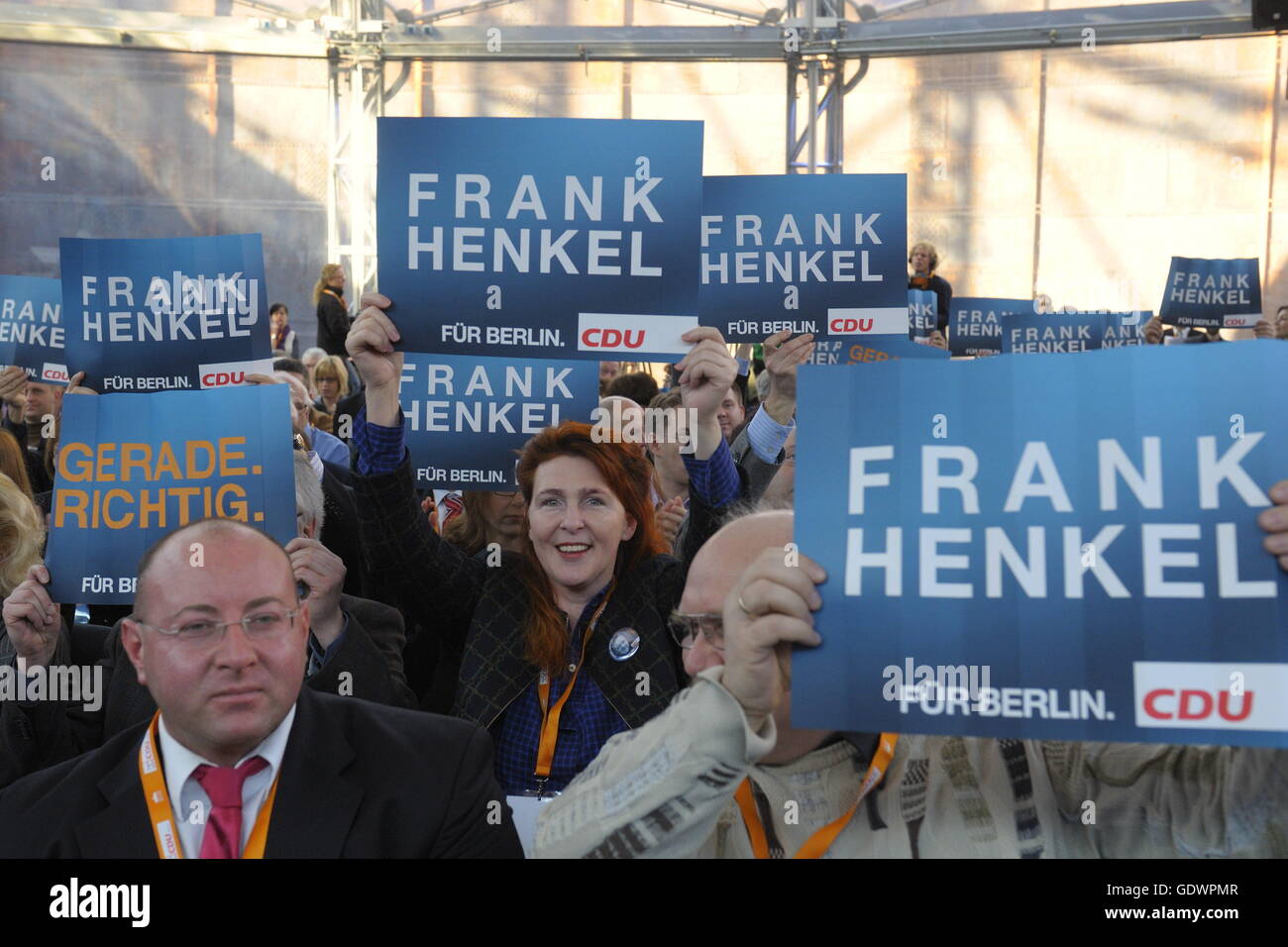 33. staatliche Party Konferenz der CDU Berlin Stockfoto