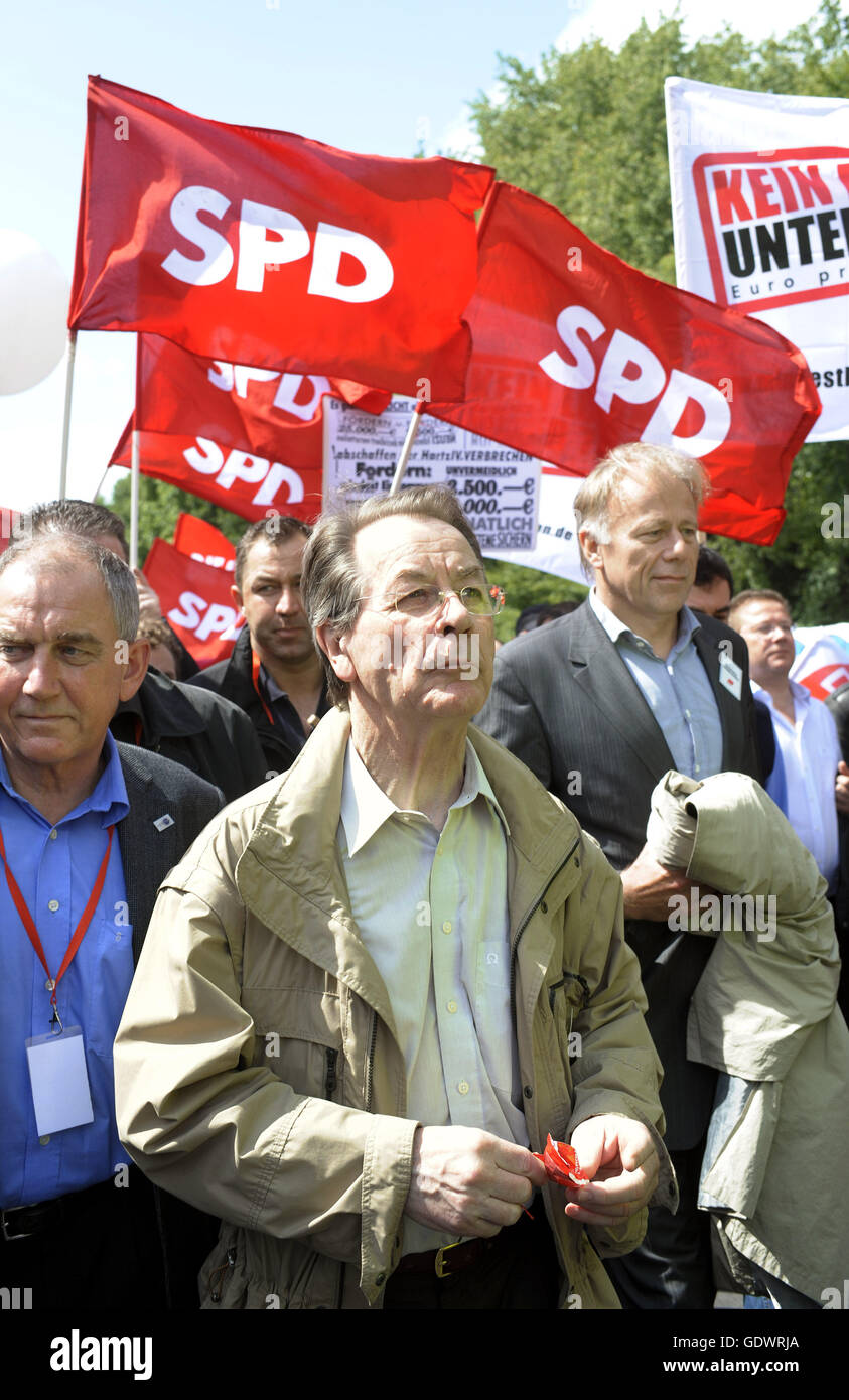 DGB-Demonstration während der Tage der Aktion der European Trade Union Confederation Stockfoto