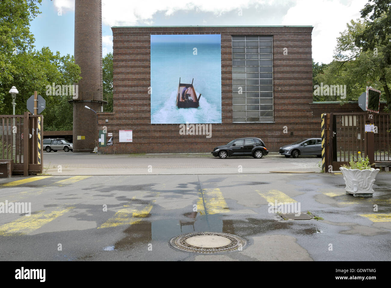 Beispiele folgen!, eine Ausstellung in der Projekthomepage Stockfoto