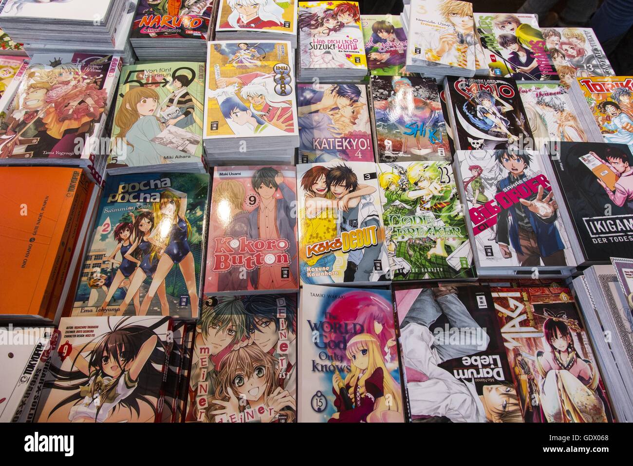 Manga Comic Convention Stockfoto