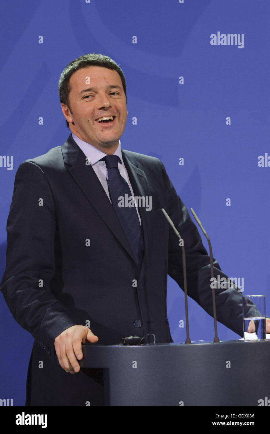 Matteo Renzi Stockfoto