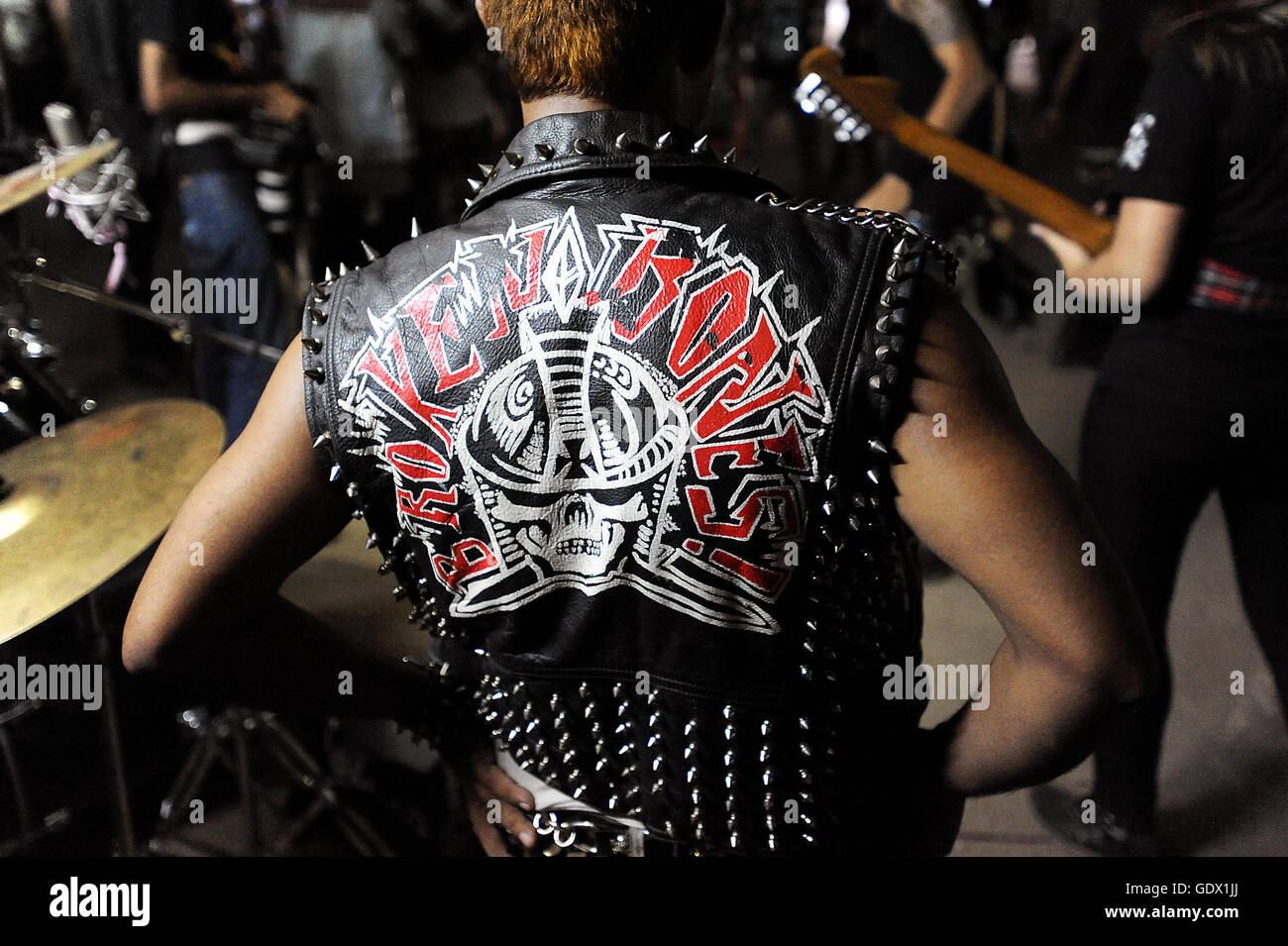 Punks in Yangon Stockfoto