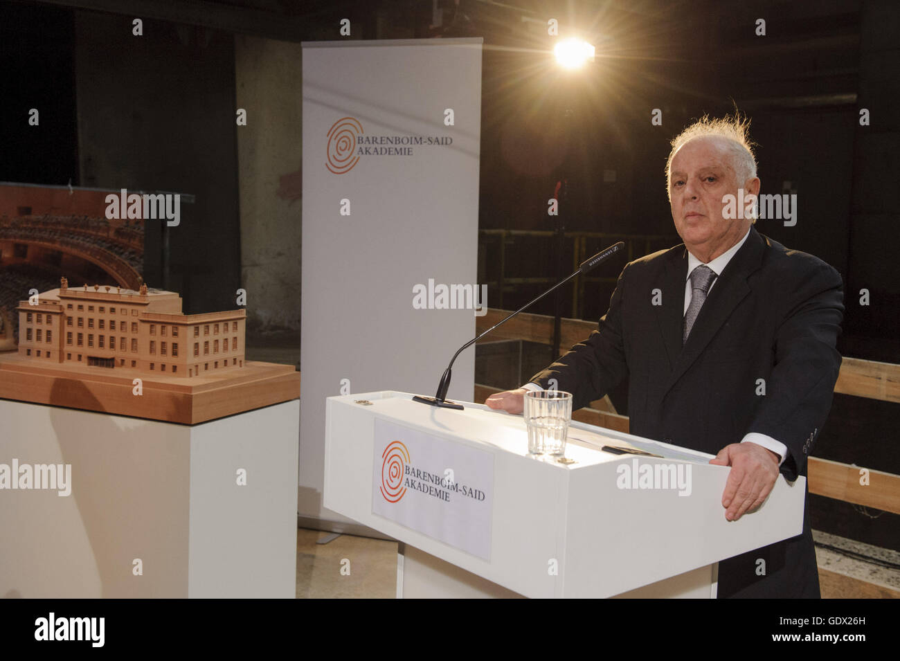 Porträt von Daniel Barenboim, Berlin, Deutschland, 2014 Stockfoto